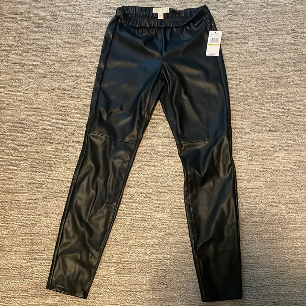 Selling because they don’t fit, brand new Michael Kors faux leather pants